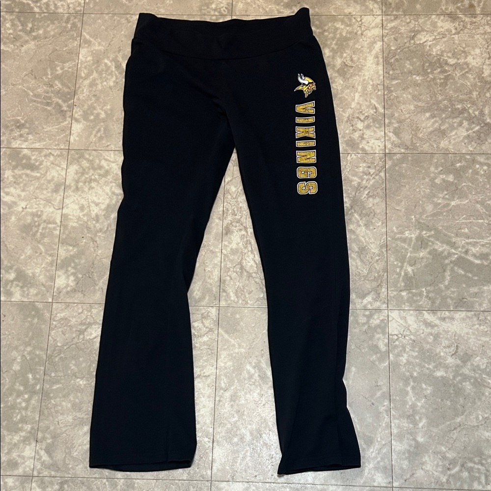 NFL Black Minnesota Vikings Logo lounge pants